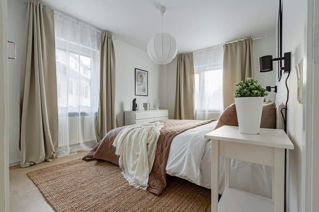 Cozy budget apartment interior in SoFo, Södermalm with local charm