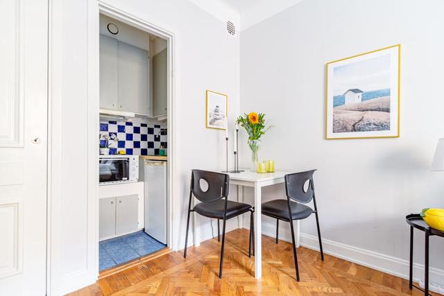 Comfortable studio apartment in Södermalm, Stockholm.