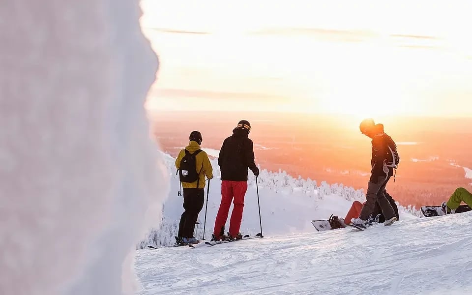 How much vertical drop does Åre have?
